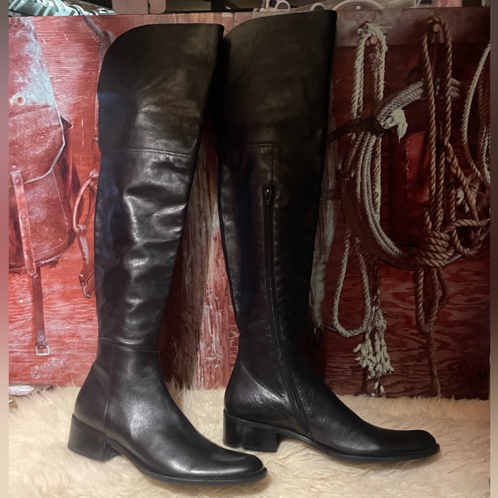 Browns ID OTK leather boots